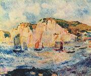 Pierre-Auguste Renoir Meer und Klippen oil painting